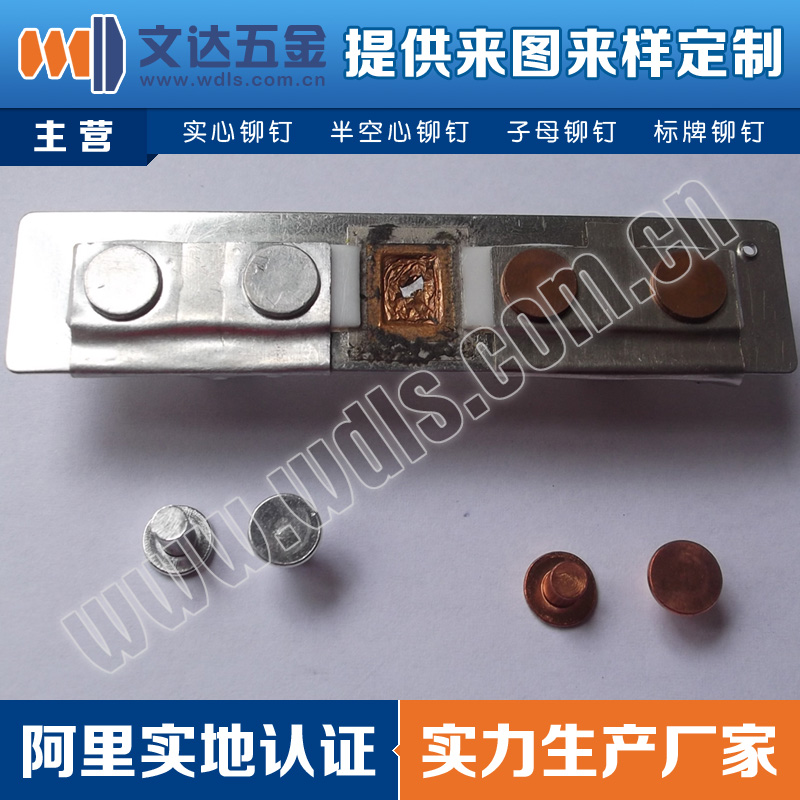 深圳市电器用铜铝触点铆钉厂家