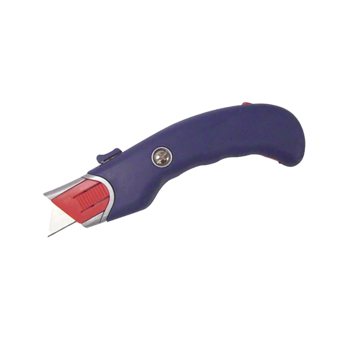 Diplomat弹簧伸缩安全刀 开箱切割安全刀 塑料薄膜重型美工具刀