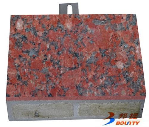 供应用于的超薄石材复合板超薄红棕饰面图片