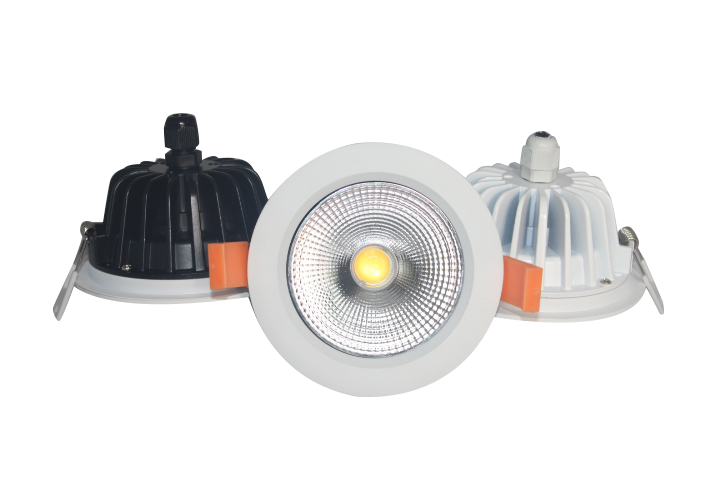 供应用于室内照明的3寸cob防雾压铸筒灯外壳led灯壳优质出口筒灯套件高品质灯具配件图片