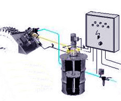供应用于大齿轮喷油的电厂球磨机喷油润滑装置，自动喷油雾润滑系统图片