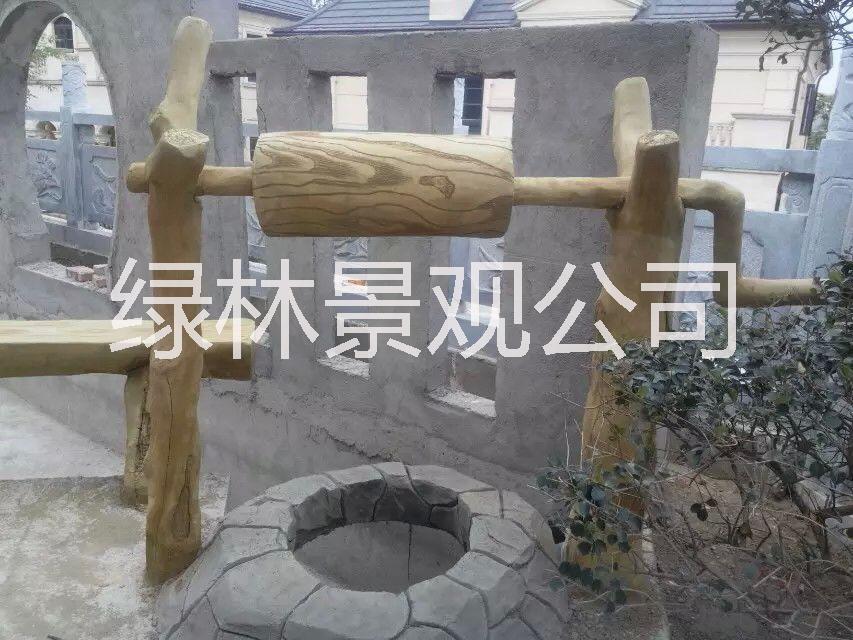 青岛专业制作仿木护栏厂家批发价格，哪里有专业安装仿木栏杆厂家图片