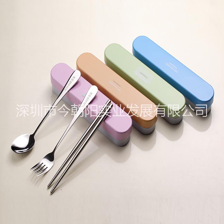 供应用于商超、日韩的【新品】个人用不锈钢便携餐具