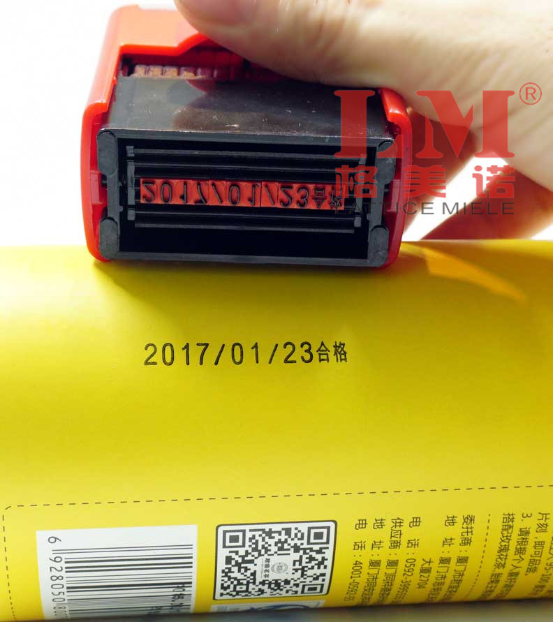 供应生产日期打码机格美诺LM3814-4手动打码机图片