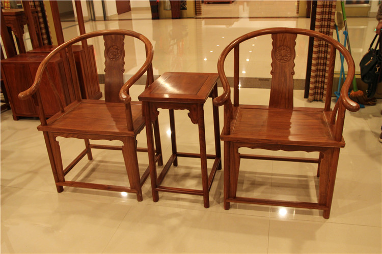 供应红木圈椅花梨木围椅实木座椅坐板加宽更加舒适造型优美很好的会客家具