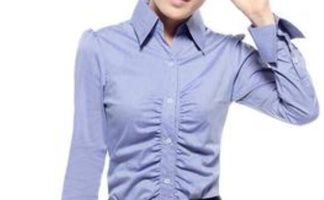 供应普宁女式职业衬衫衬衣定制订做加工图片