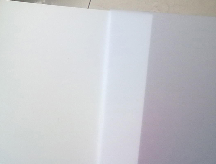 半透明磨砂PC薄膜|扩散板|铭板/包装/灯箱/的本色半透明磨砂PC薄膜0.375mm