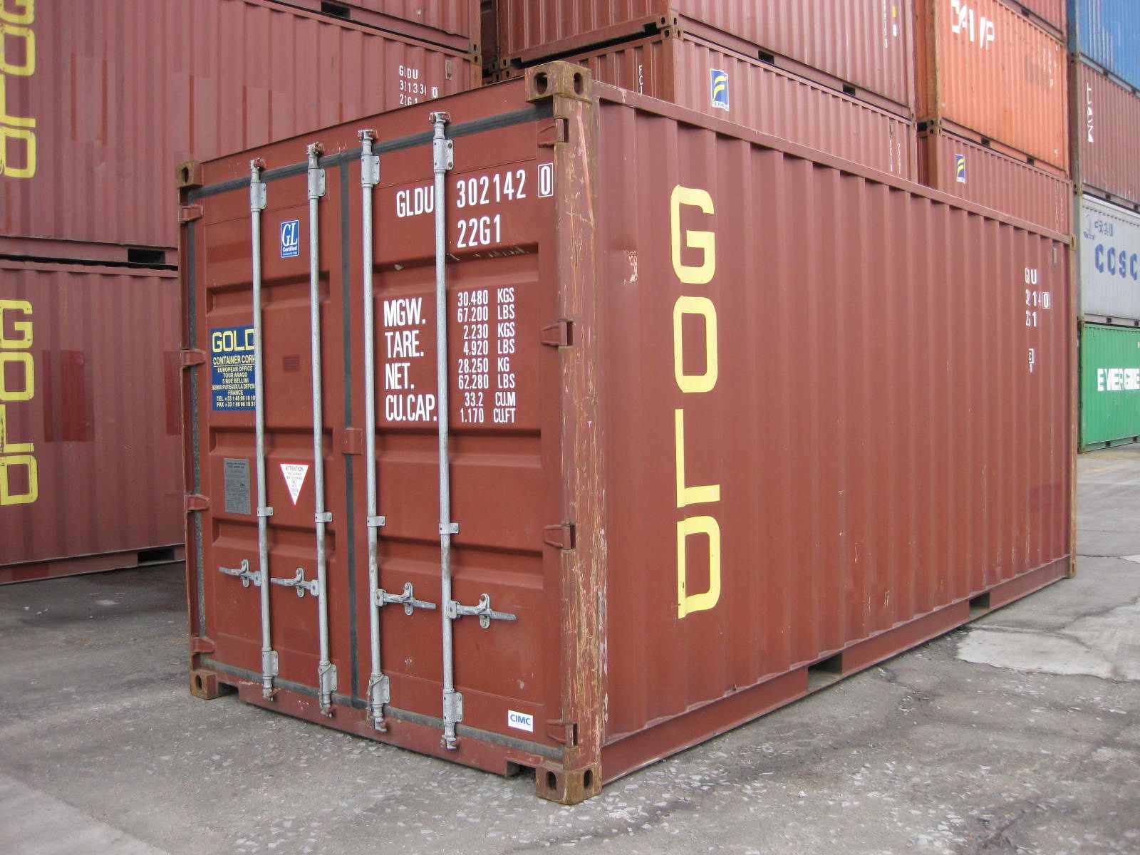 供应6米12米二手集装箱旧货柜 山东青岛雷悦销售图片