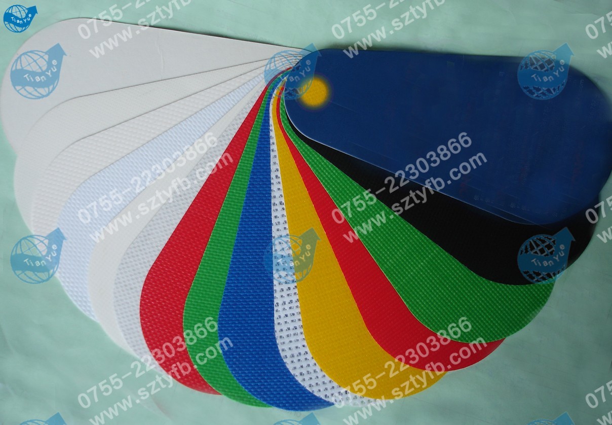 供应用于包装厂纸品厂的pvc涂层夹网布耐磨篷布