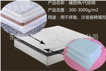 供应用于床垫、沙发的硬质棉