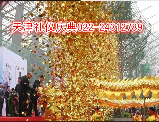 供应用于庆典的天津市盛世礼仪庆典提供开业庆典活动道具彩虹机彩带机彩炮机出租租赁