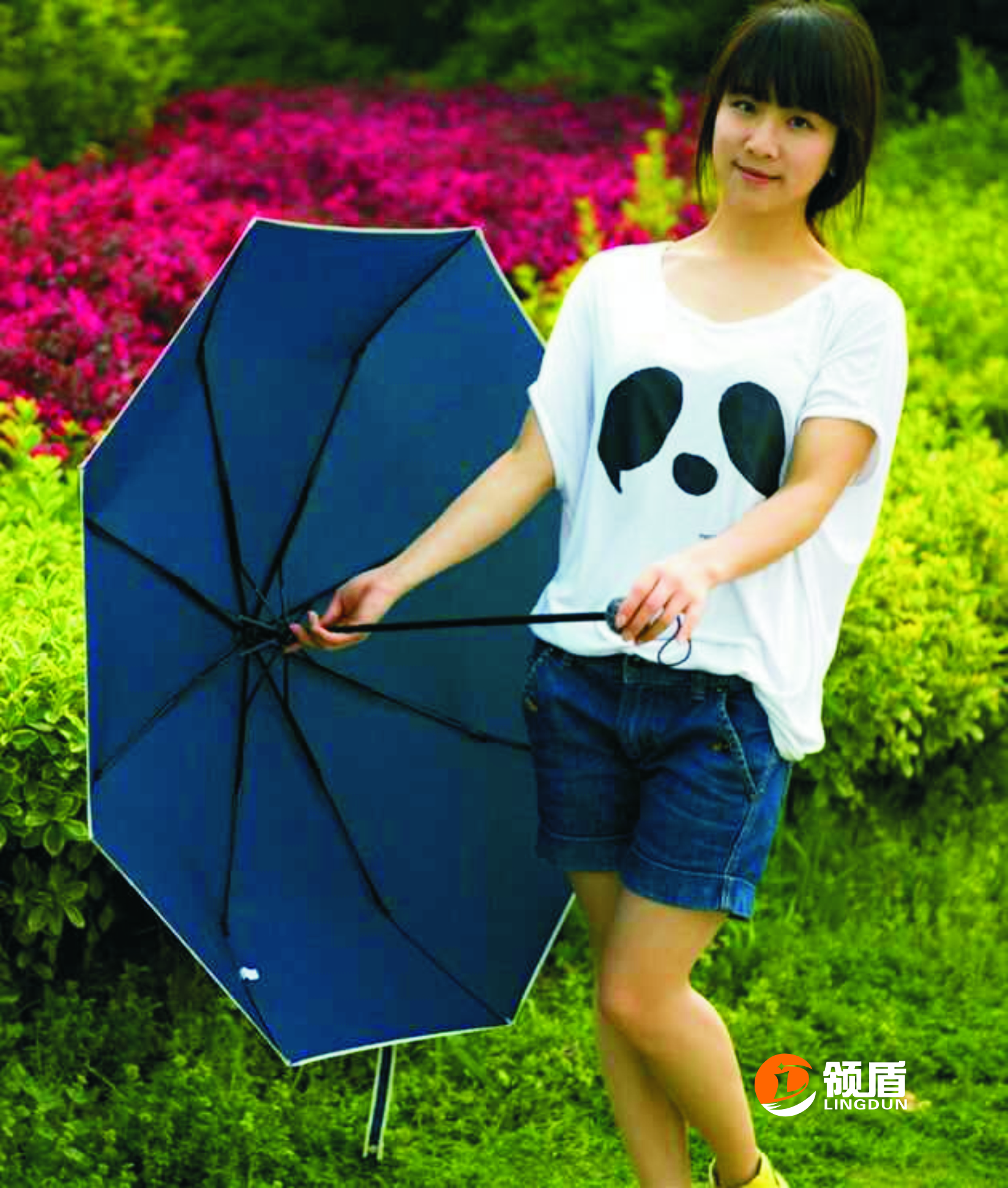 供应昆明广告雨伞订做折叠伞印字批发厂在大商汇