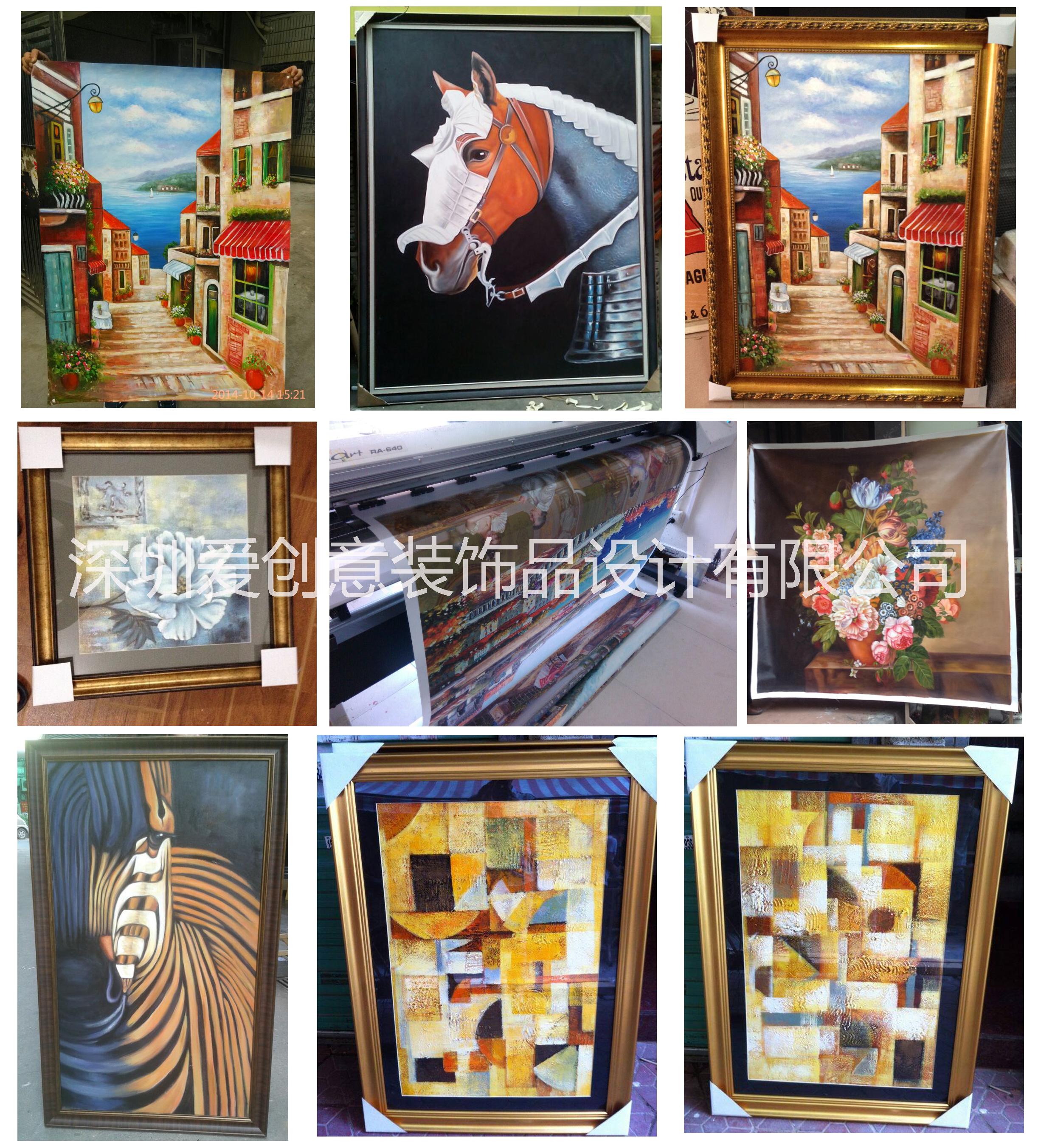深圳众印软装设计配画酒店大型壁画销售