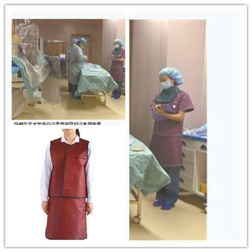 供应用于防辐射的医用X射线防护服铅胶衣分体套裙图片