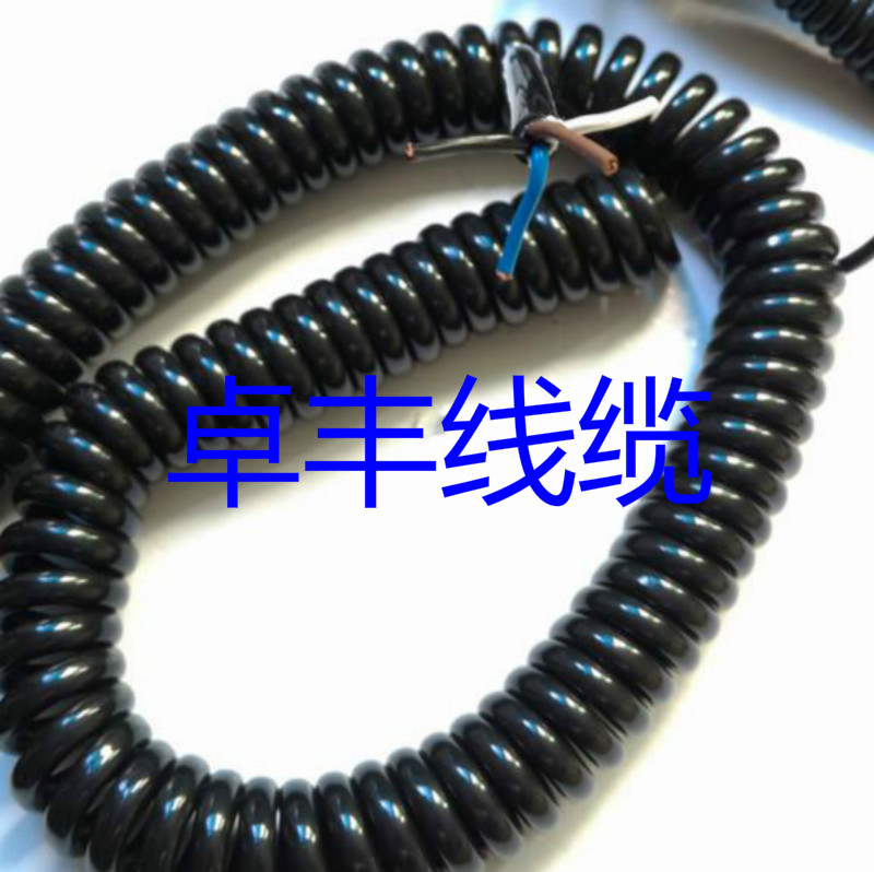 供应用于连接线的2*0.75平方螺旋电缆