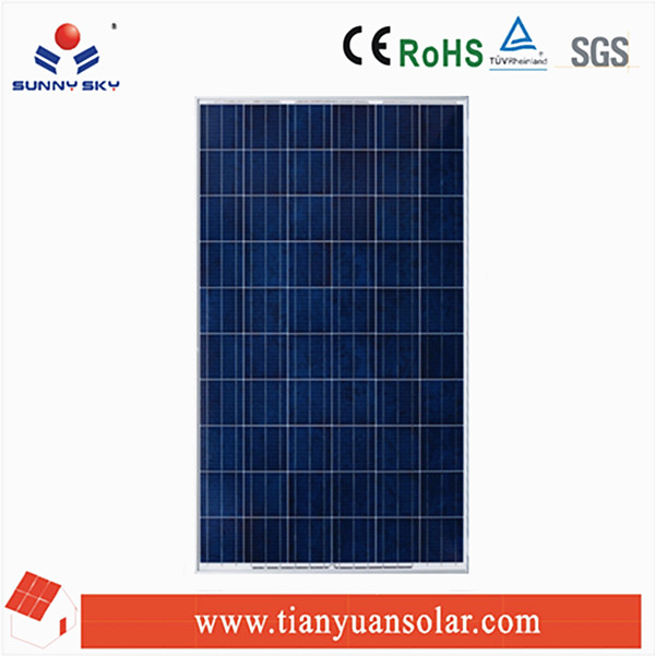 供应200W多晶硅太阳能电池组件，太阳能组件厂厂家直销的低价高效太阳能电池板图片