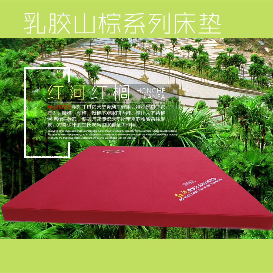 厂家直销 红榈乳胶山棕床垫系列10厘米厚 质量保证