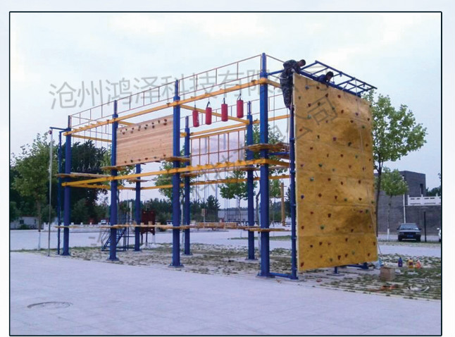 沧州市山东厂家销售安装儿童高拓展攀岩墙厂家