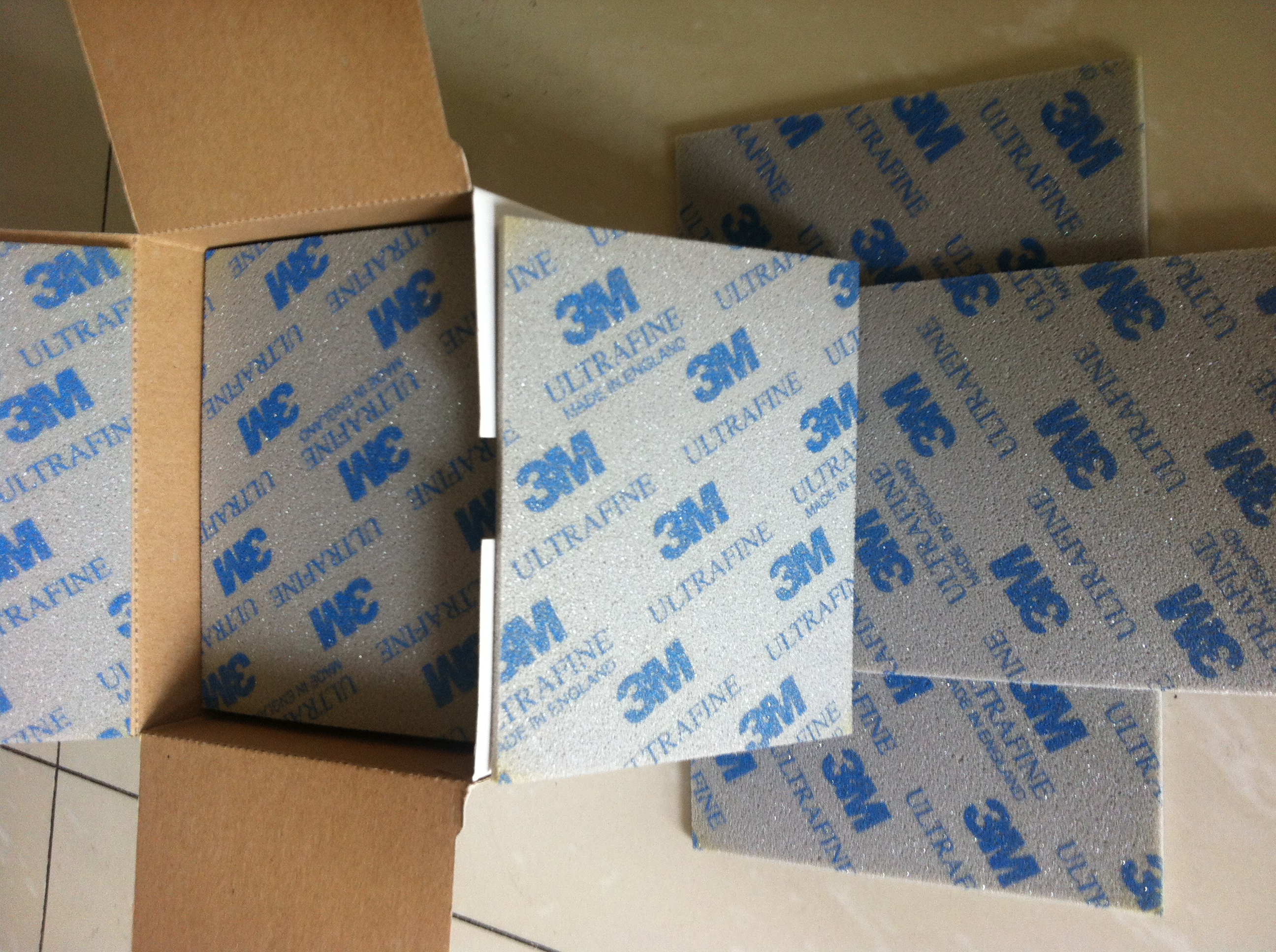 供应批发3M2601蓝色海绵砂纸磨片，3M海绵砂2601，海绵片,3M2601