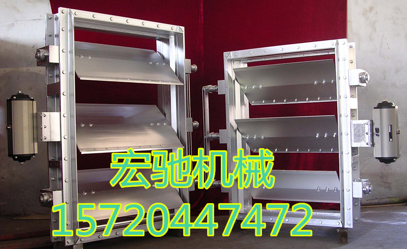 沧州市电动百叶风门厂家供应用于除尘的电动百叶风门为蝶阀式多板结构售后有保障