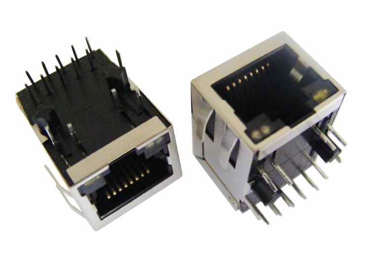 供应RJ45网络连接器网络接口滤波器变压器图片