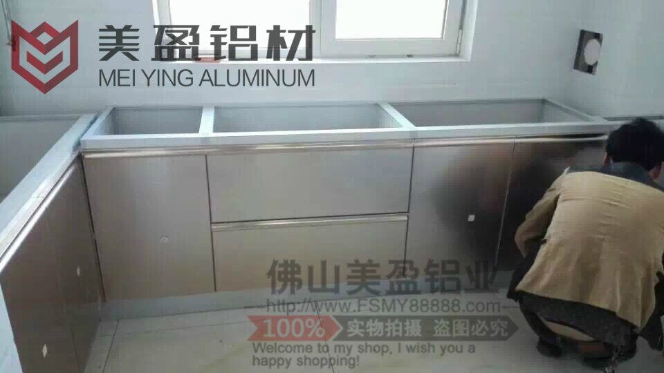 橱柜衣柜的耐用防火瓷砖橱柜陶瓷合金柜体铝材