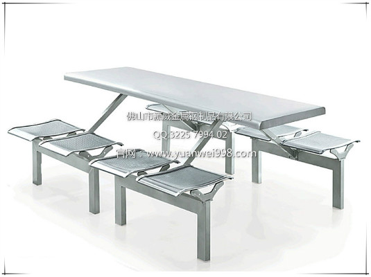 供应不锈钢餐桌,食堂不锈钢餐桌椅图片