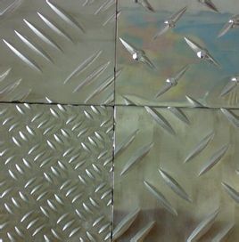 供应花纹铝板，1060防滑铝板 指针型花纹板