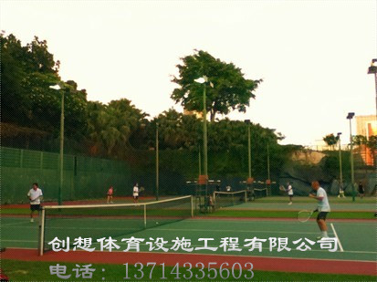 供应深圳塑胶跑道篮球场羽毛球场网球场