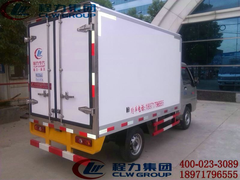 供应小型面包式冷藏车_牛奶运输车冷藏车4.2米_肉钩冷藏车