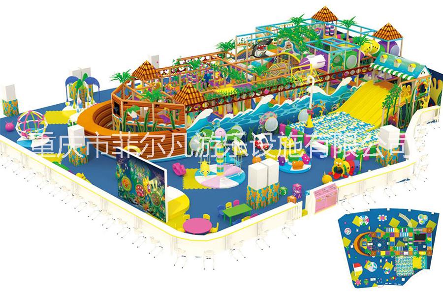 供应重庆厂家直供儿童乐园多功能淘气堡海洋球图片