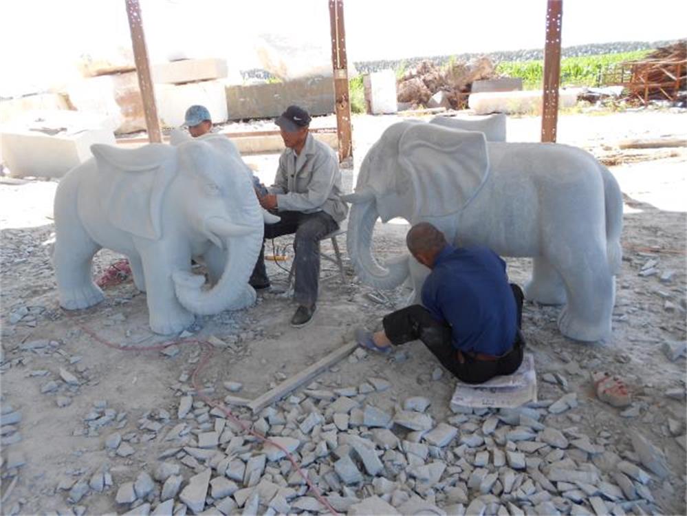 北京市汉白玉大象 专业汉白玉雕刻厂家供应汉白玉大象 专业汉白玉雕刻 工艺精湛 做工精致 正隆汉白玉加工