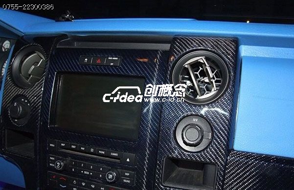 供应用于的福特猛禽F-150全车蓝白配色内图片
