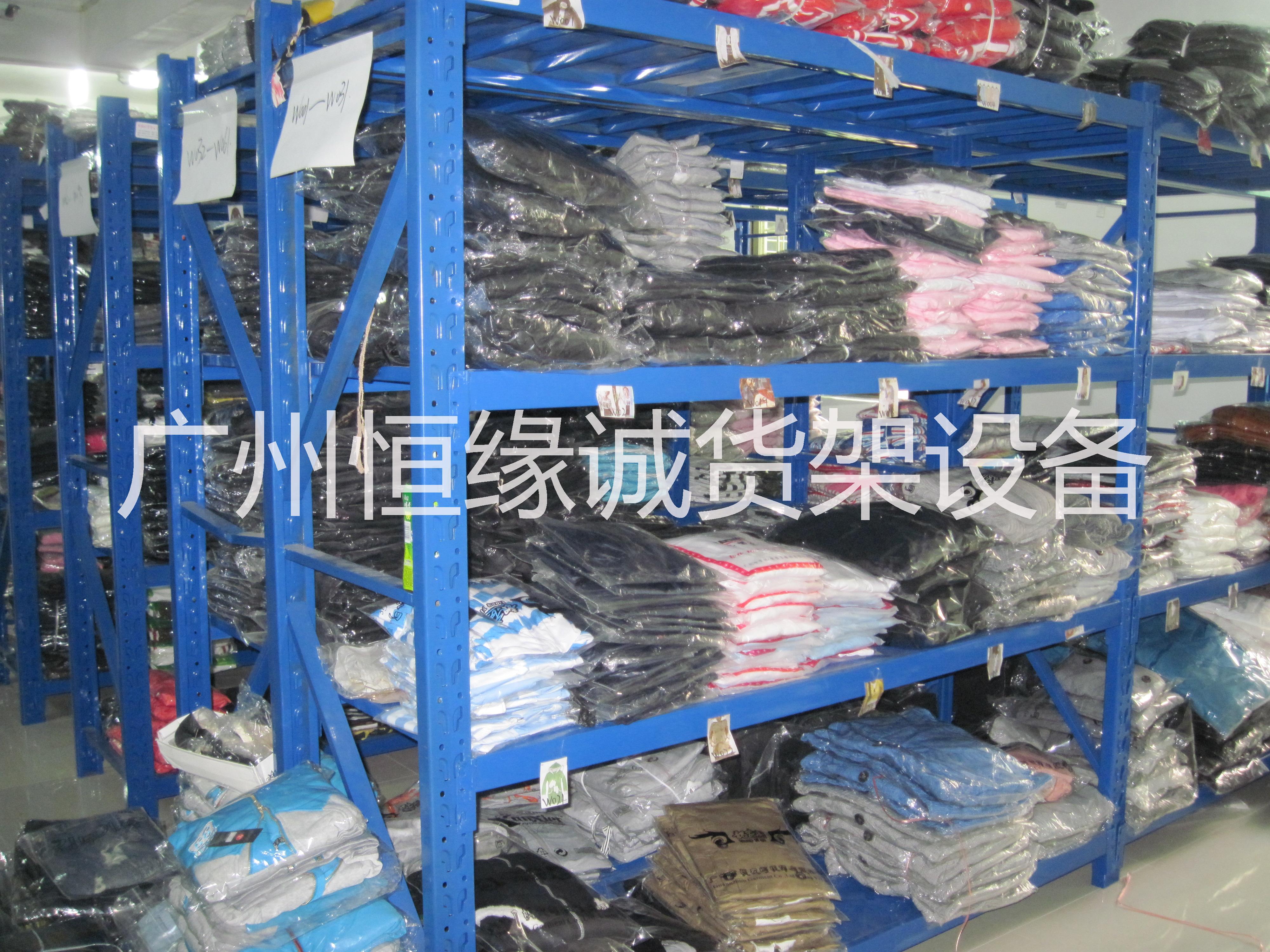 供应用于服装|汽配|物流的仓库货架轻型仓储小超市展示架铁架。