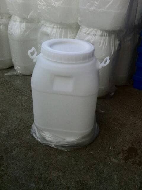 供应50公斤有提手塑料桶，白色方桶，白色塑料桶，蜂蜜包装桶，食品包装桶