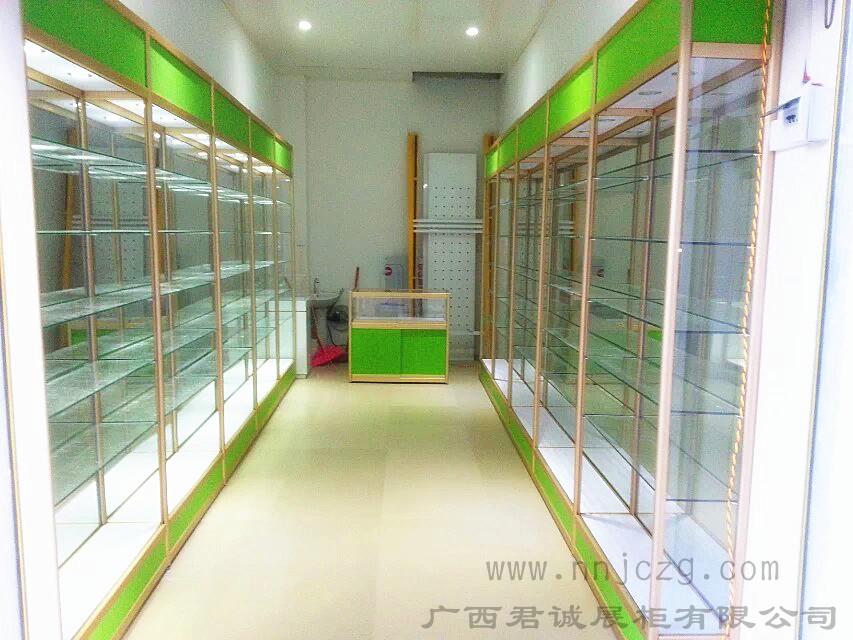 广西供应厂家批发定做展示柜货架玻璃展柜精品展柜