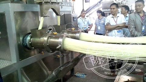 供应用于米线生产的全自动即食米线生产线陈辉球设备大图片