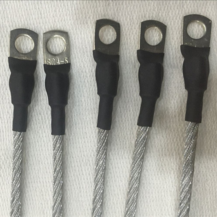 供应用于连接的电子专用方型端子铆接钢丝绳