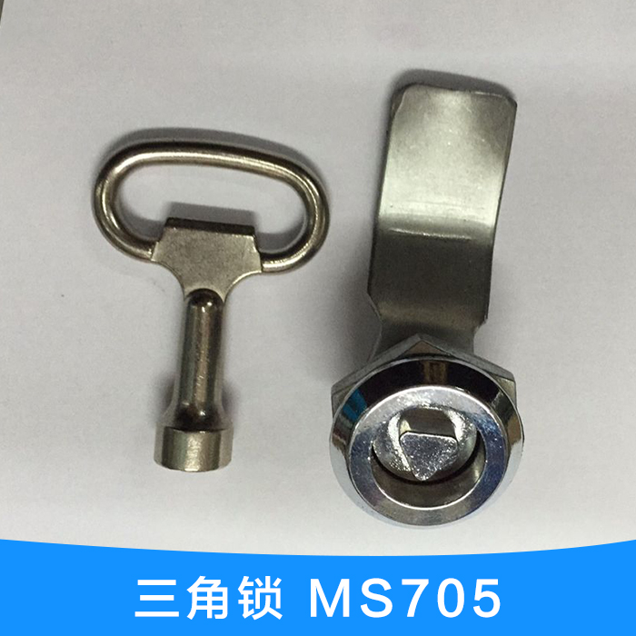 供应广州三角锁 MS705三角锁 配电箱机柜门锁 S锁芯三角转舌锁生产厂家图片