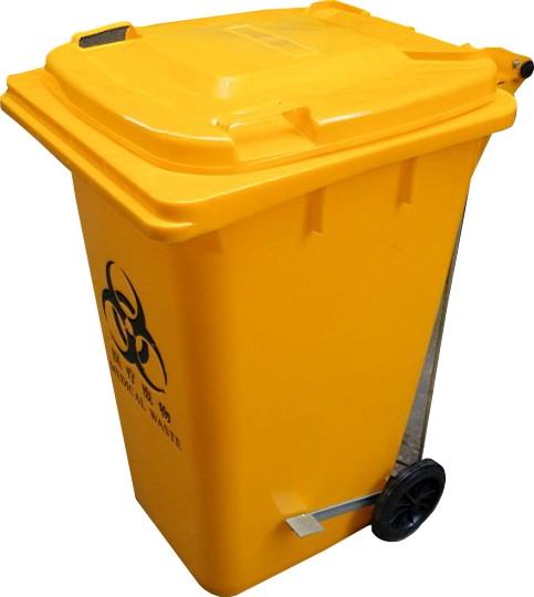 供应100L医疗废物收集转运周转桶 全新料医院专用垃圾桶图片