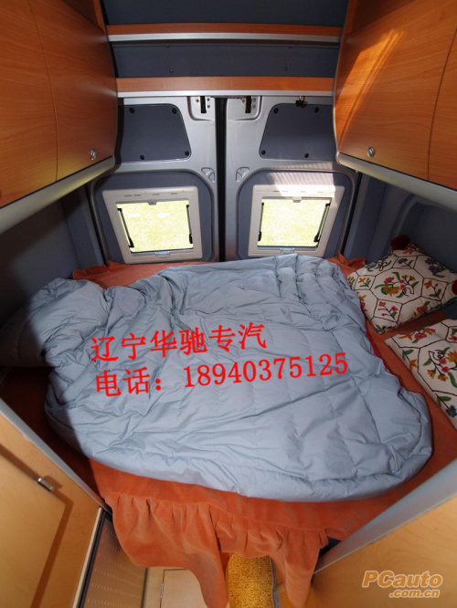 供应用于旅居车的辽宁华驰专汽奔驰B型商务房车图片