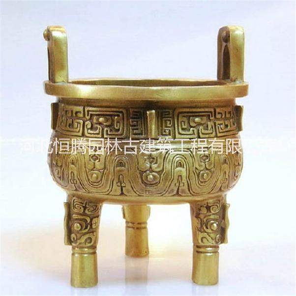 供应用于寺庙的唐县铜雕佛像铜鼎