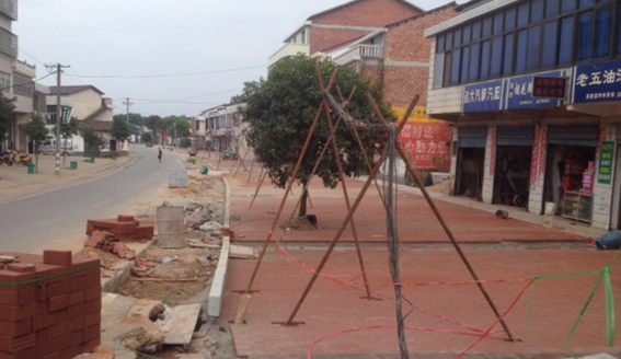 现货供应红色路面陶土砖 透水广场道路面砖 真空烧结陶土砖批发