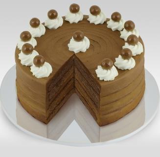 供应8英寸提拉米苏蛋糕可送到迪拜【阿布扎比】生日蛋糕国际配送到外国地址【三月花城国际鲜花蛋糕】最快今天可以送达图片