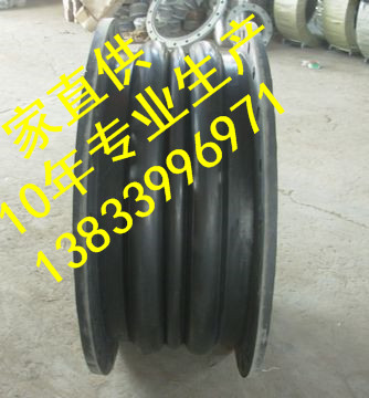 供应用于供水的连州可曲挠橡胶软接头价格dn450pn1.0不锈钢丝扣橡胶膨胀节价格