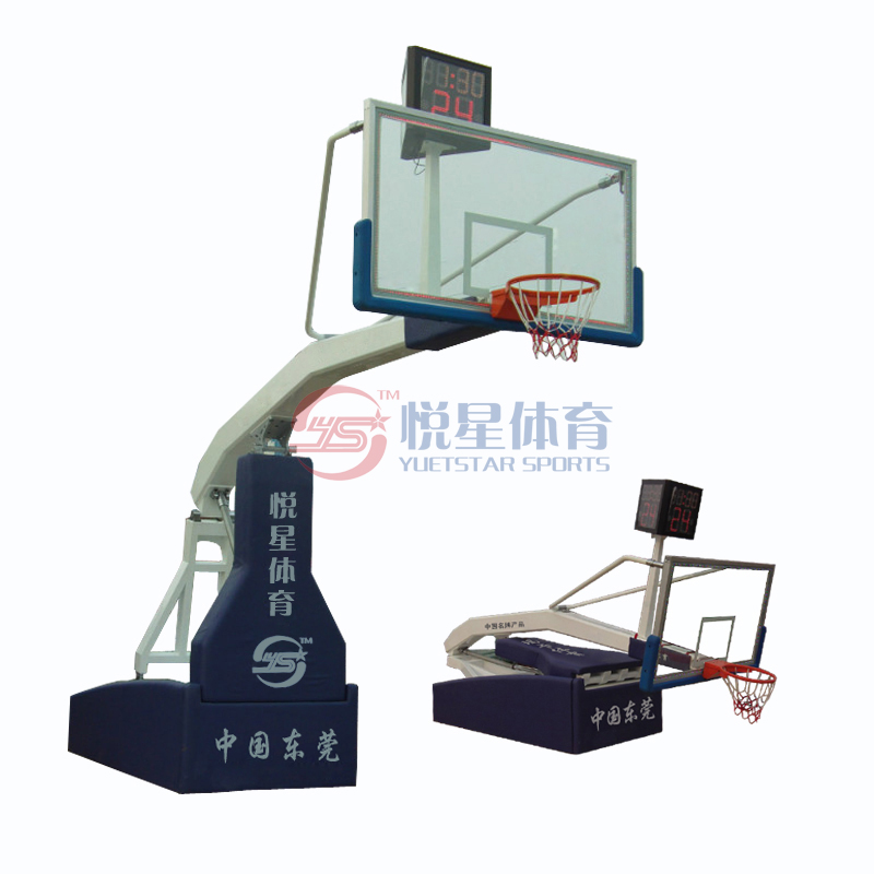 供应YS-1101A电动液压篮球架图片