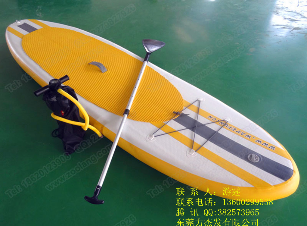 厂家供应冲浪板PVC充气冲浪板滑浪板户外水上运动产品定制图片