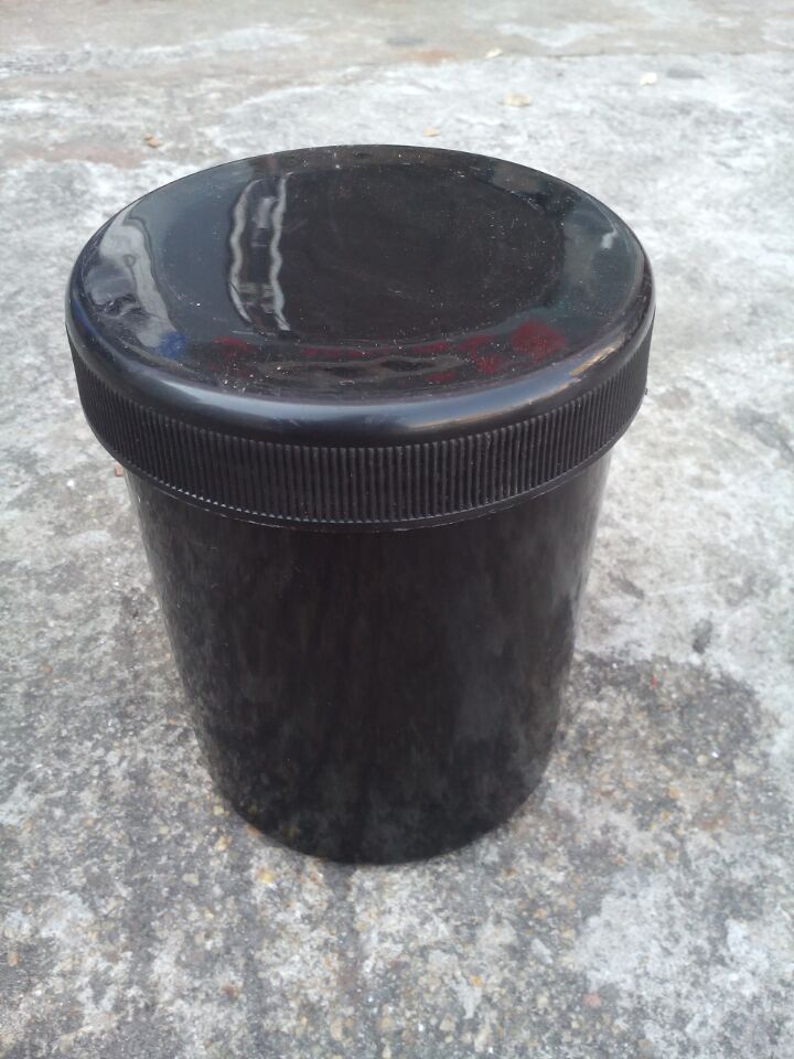 供应广口油墨罐塑料罐子 1000ML塑料罐子，1公斤黑色油墨罐，黑色塑料大口瓶子，化工罐化工瓶图片