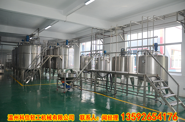 全自动发酵果汁生产线|优质果蔬汁饮料制作流水线-郑州饮料设备厂图片