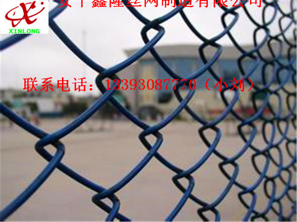 体育场防护勾花网护栏养殖常用镀锌勾花网护栏图片